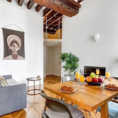 شقة Bnbnova - 1br - Louvre & Palais Royal باريس